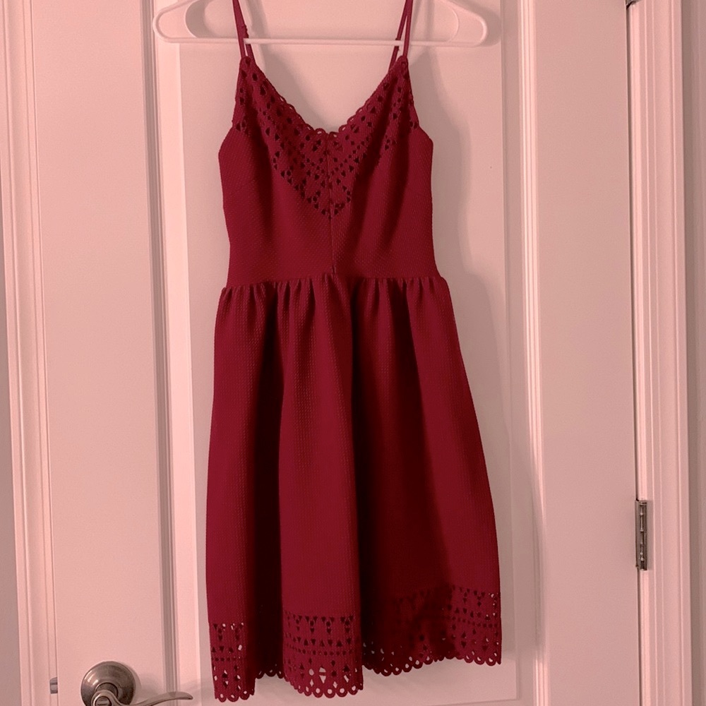 Maroon Dress